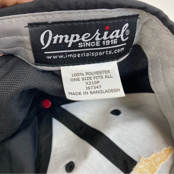 Imperial True Fit UPF 50+ Performance Golf Hat Bundle Masters Texas Black NC OS - Picture 16 of 16